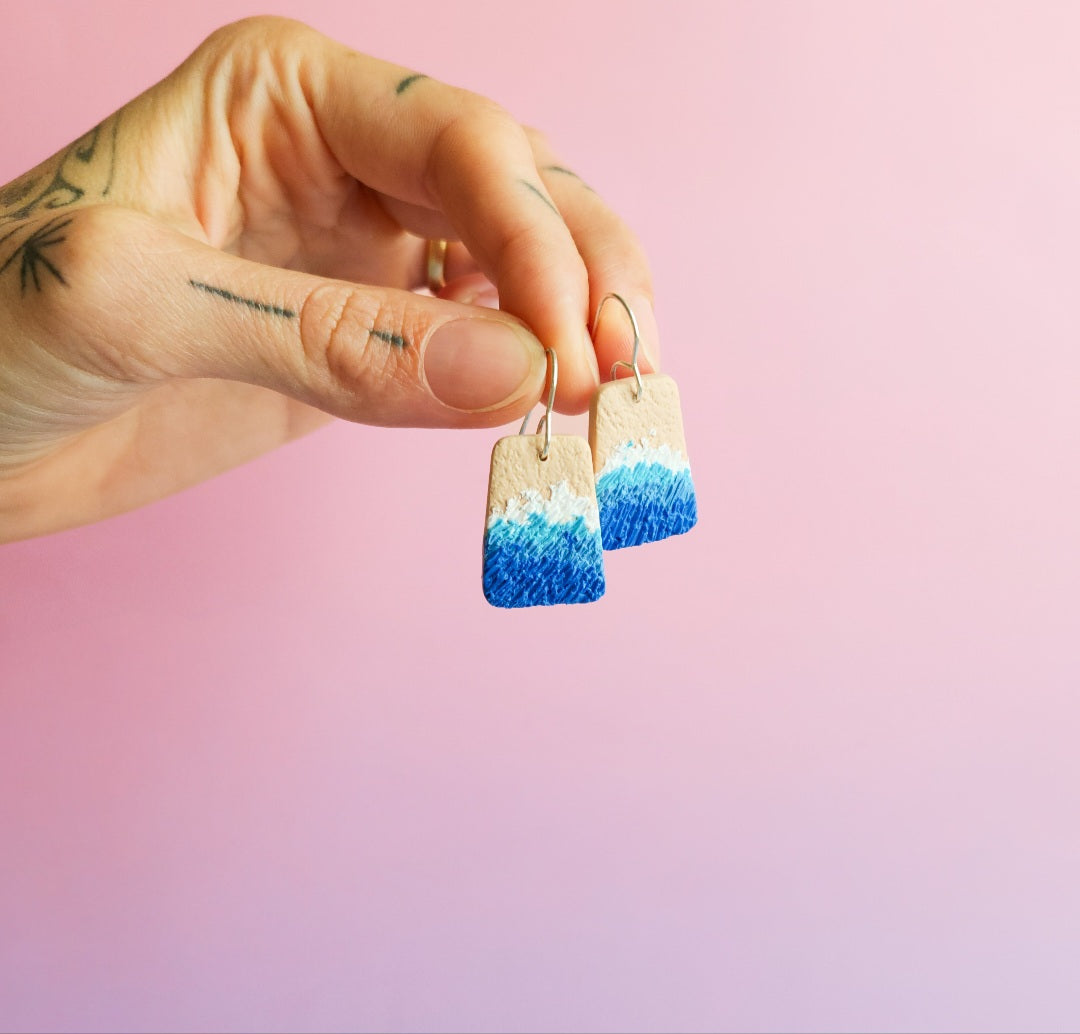 Ocean -Dangle Earrings