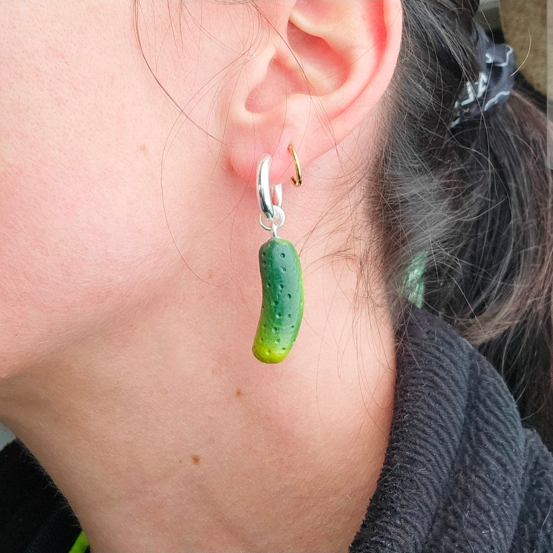 Fun Pickle - Dangle Earrings