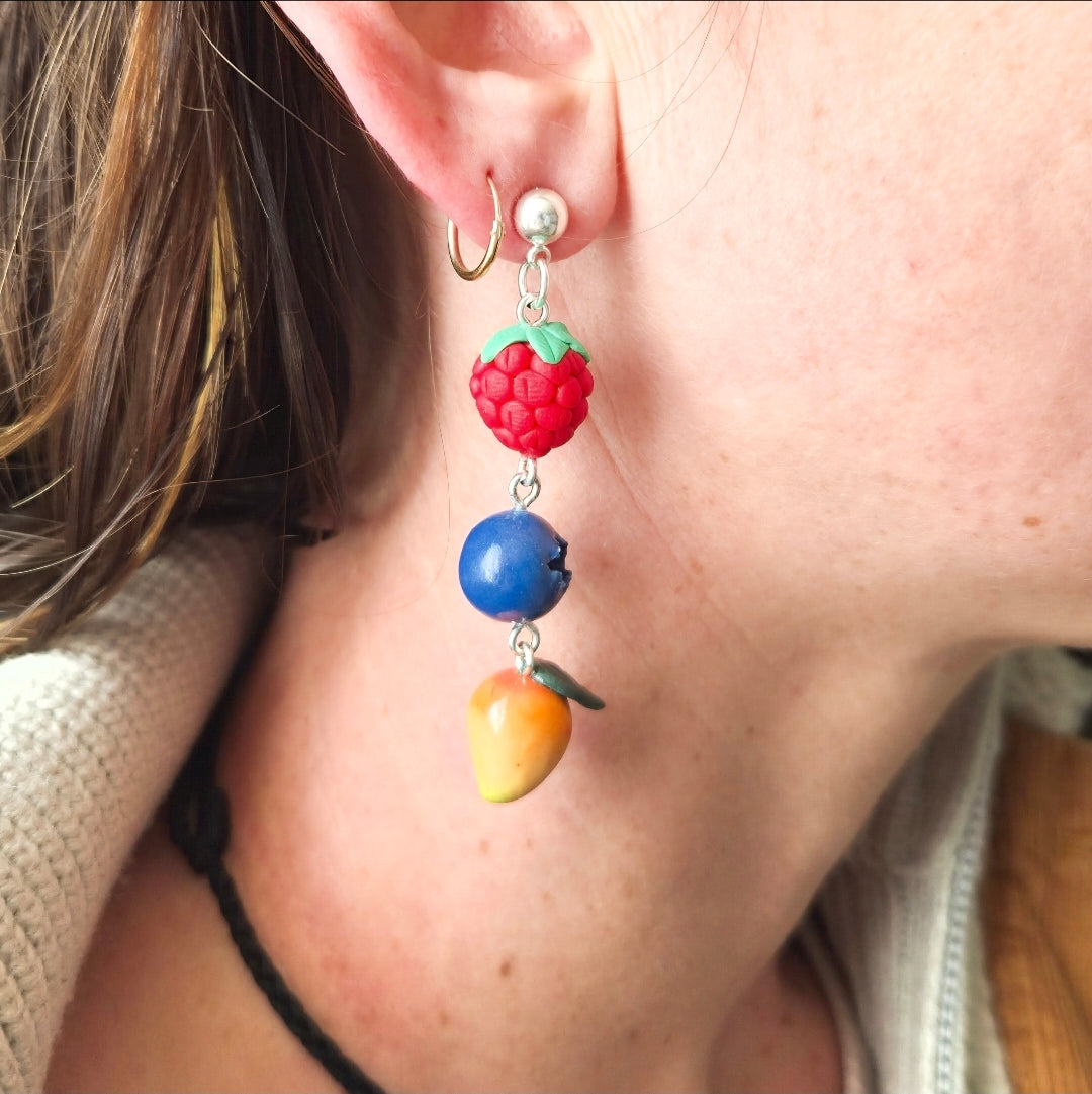 Fruit Salad- Dangle Earrings