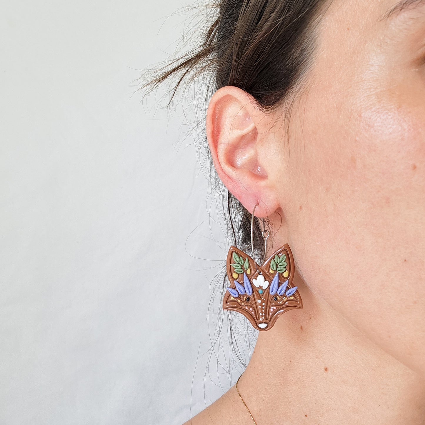 Mystical Fox - Dangle Earrings