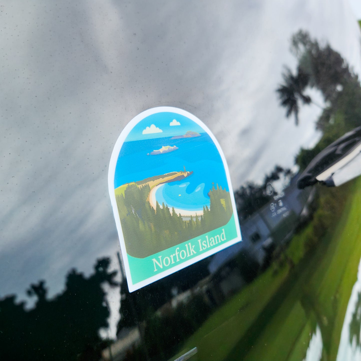 Norfolk Island Emily Bay - Sticker