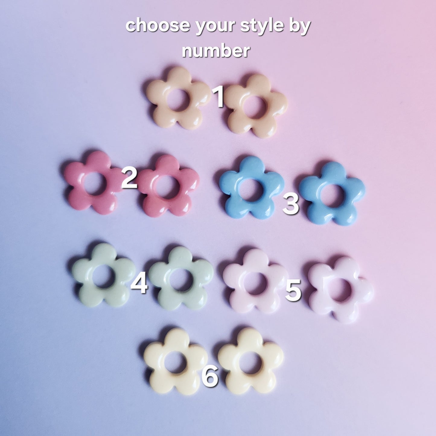 Pastel flowers