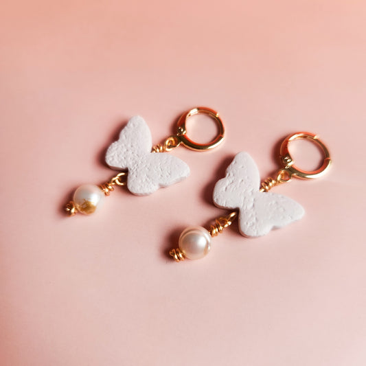 Sandy Butterfly - Dangle Earrings