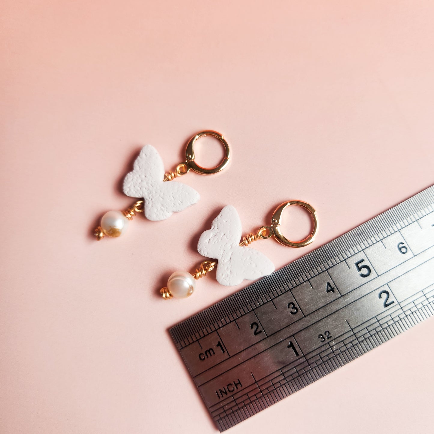 Sandy Butterfly - Dangle Earrings