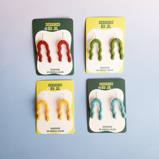 Organic Arch - Dangle Earrings