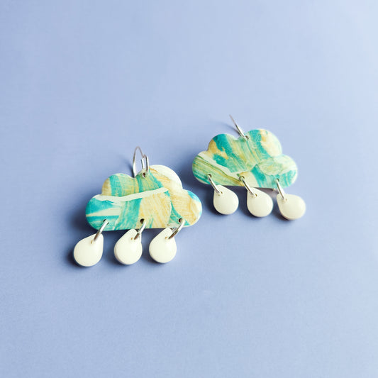 Cloudy - Dangle Earrings