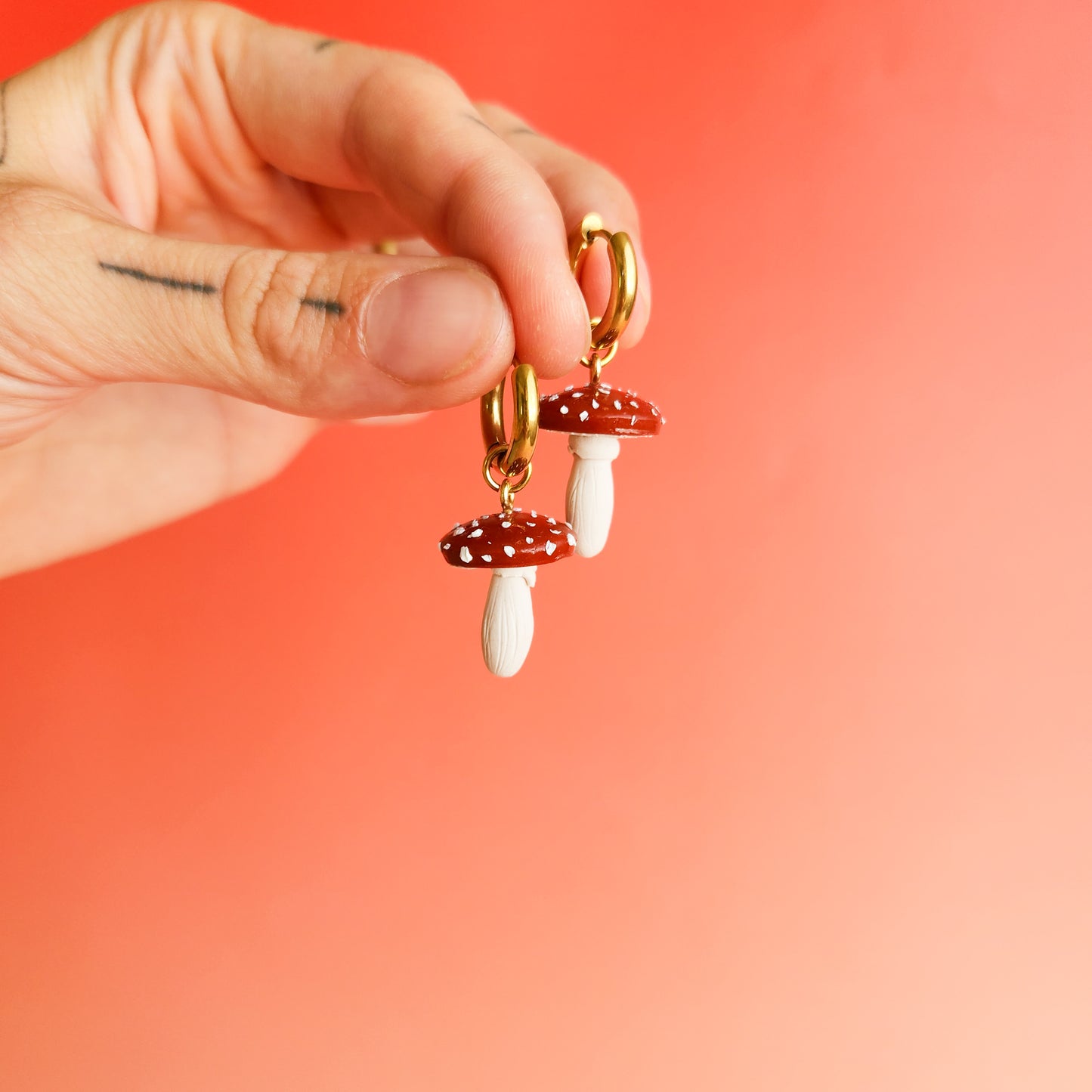 Mushroom - Dangle Earrings