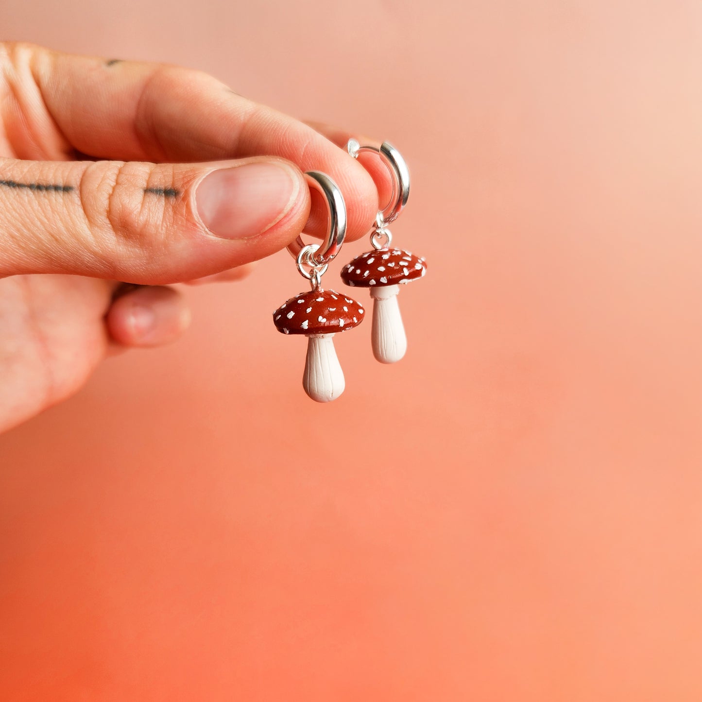 Mushroom - Dangle Earrings