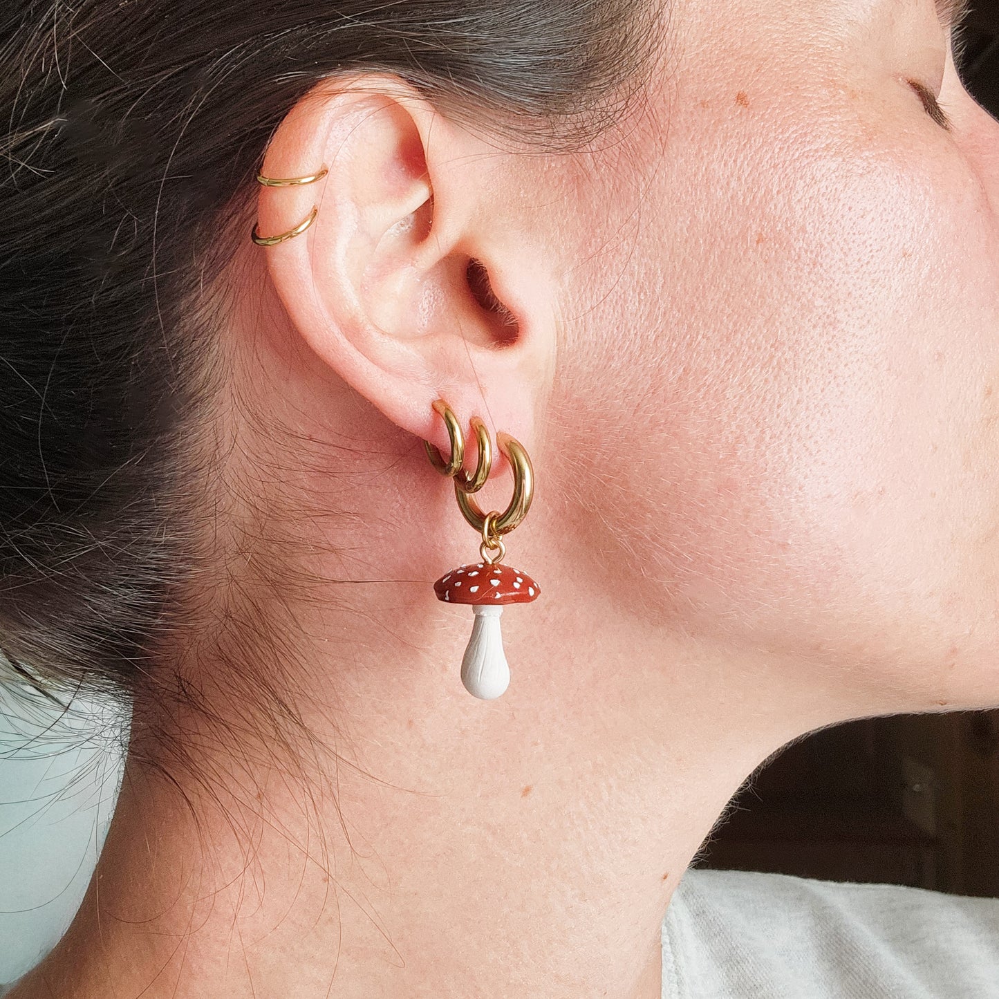 Mushroom - Dangle Earrings