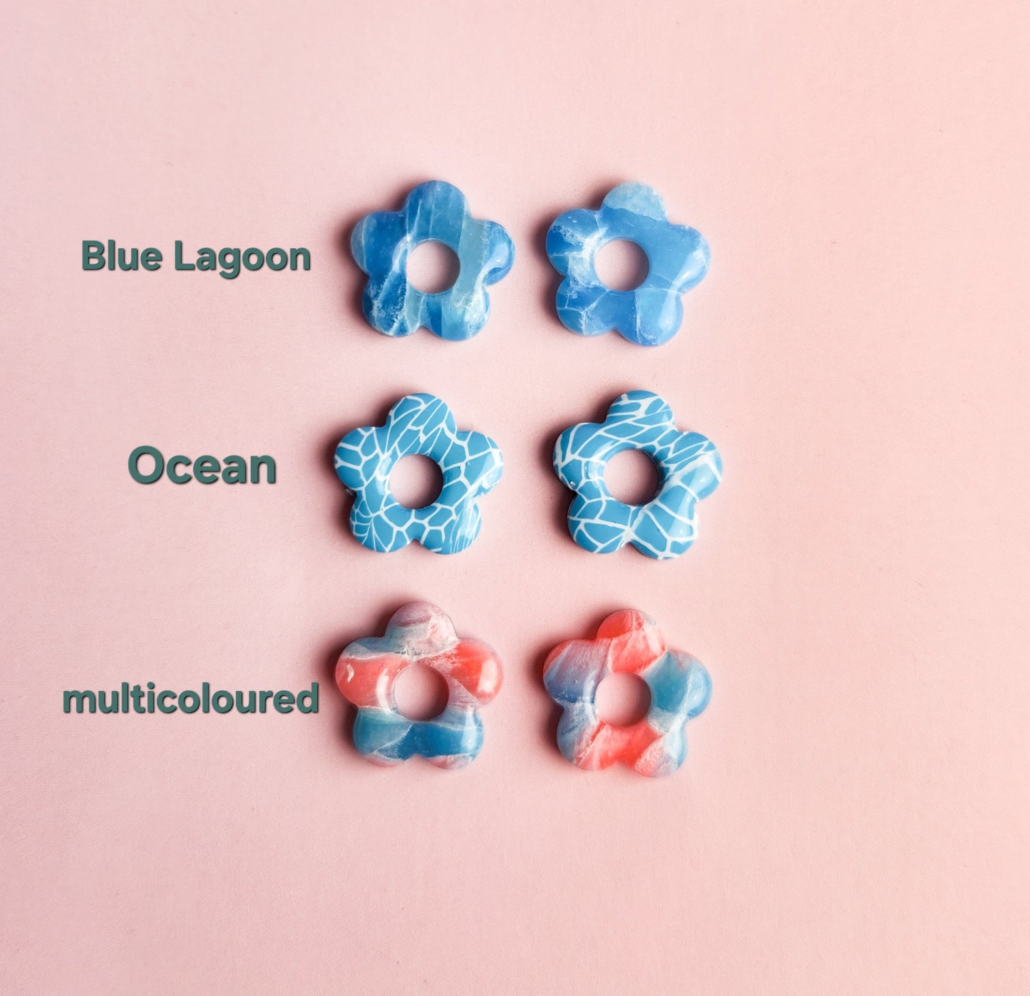 Flower Mix - Dangle Earrings
