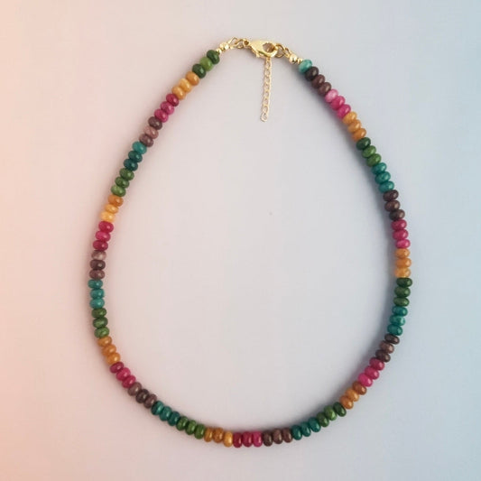 Colours In A Row - Necklace