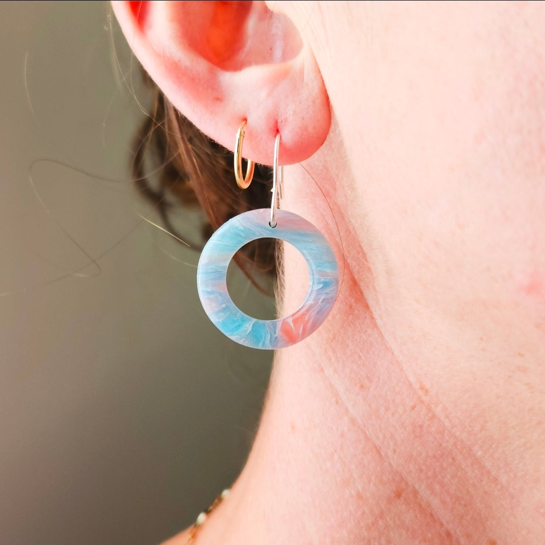 Translucent Double - Dangle Earrings