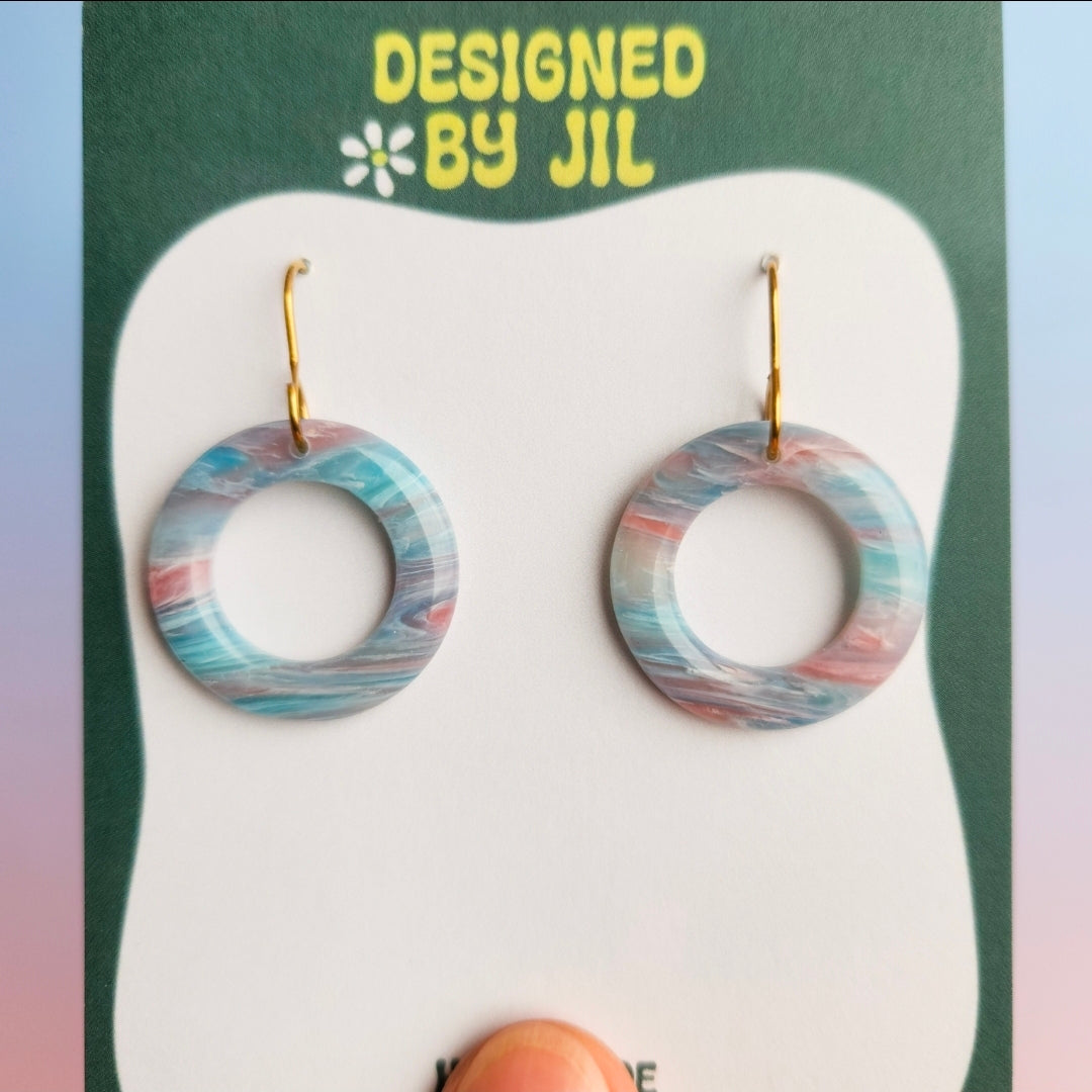 Translucent Double - Dangle Earrings