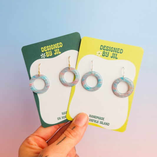 Translucent Double - Dangle Earrings