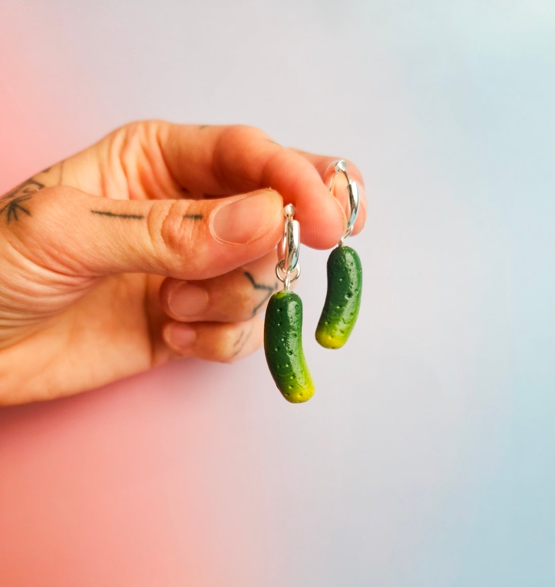 Fun Pickle - Dangle Earrings