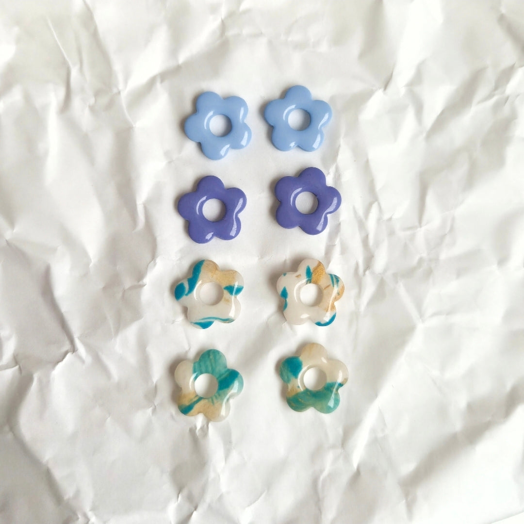 Blue-ish - Flower Charms