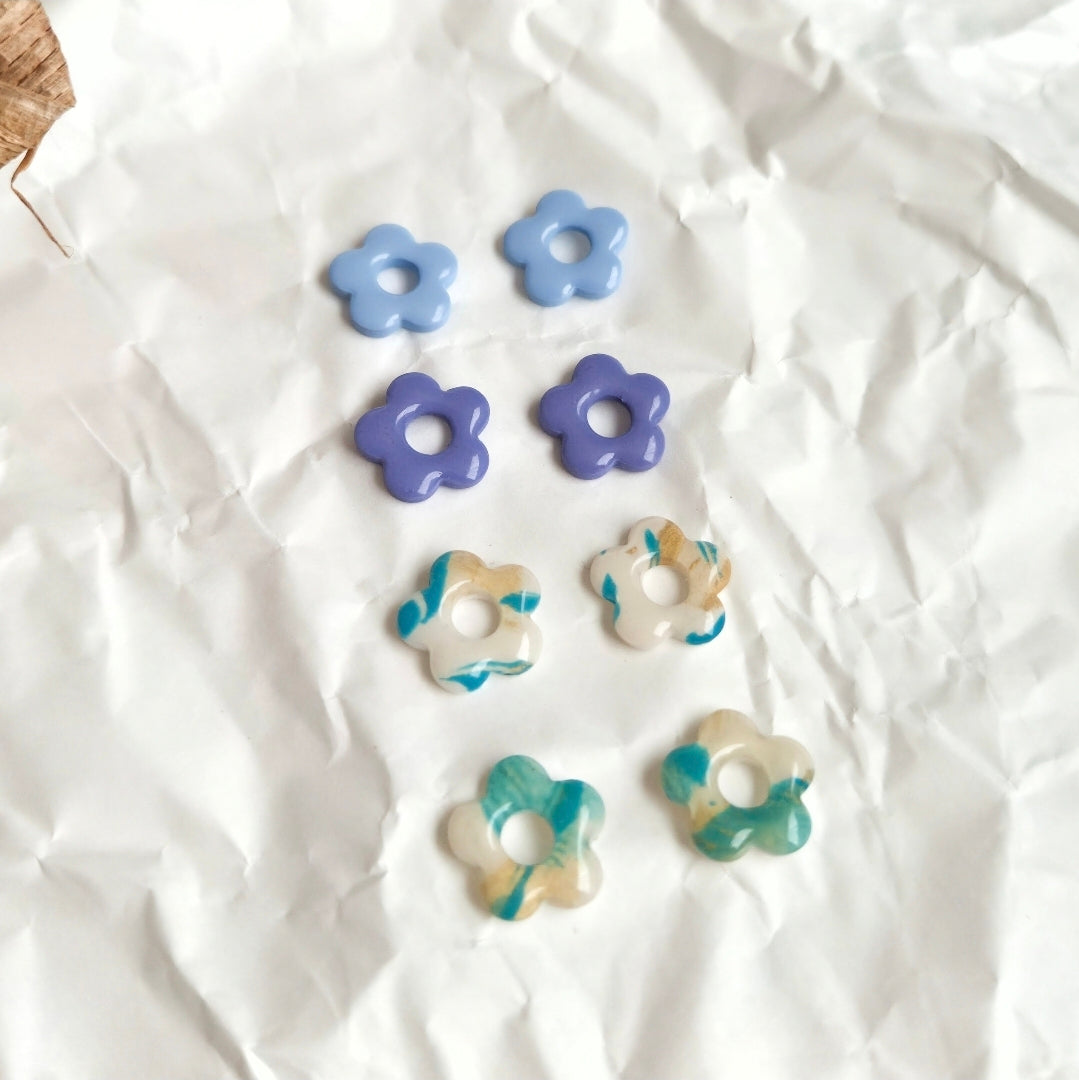 Blue-ish - Flower Charms