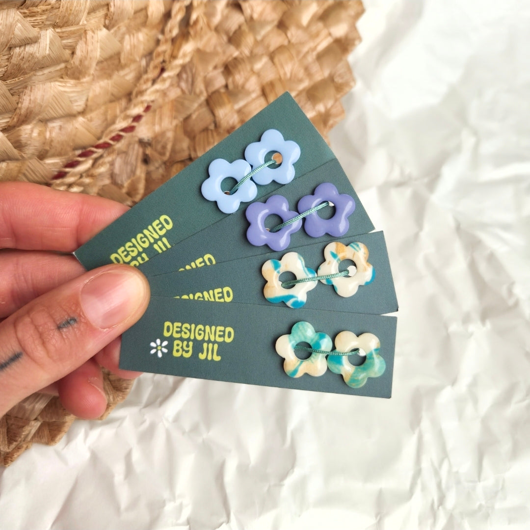 Blue-ish - Flower Charms