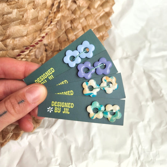 Blue-ish - Flower Charms
