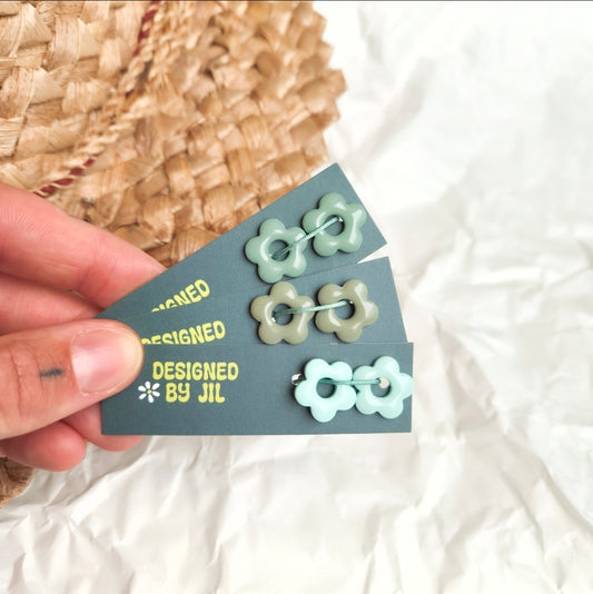Green-ish - Flower Charms
