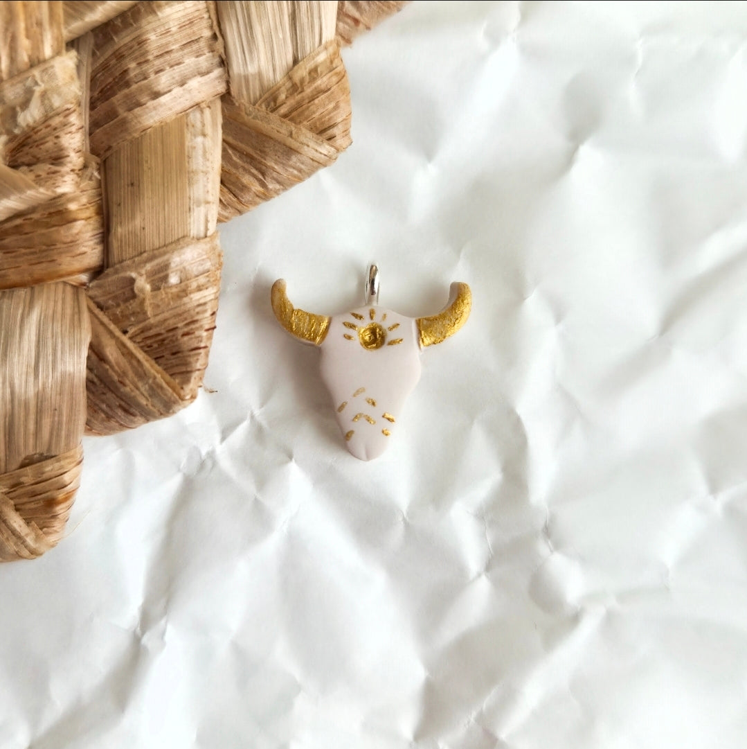 Country Cow Skull - Charms