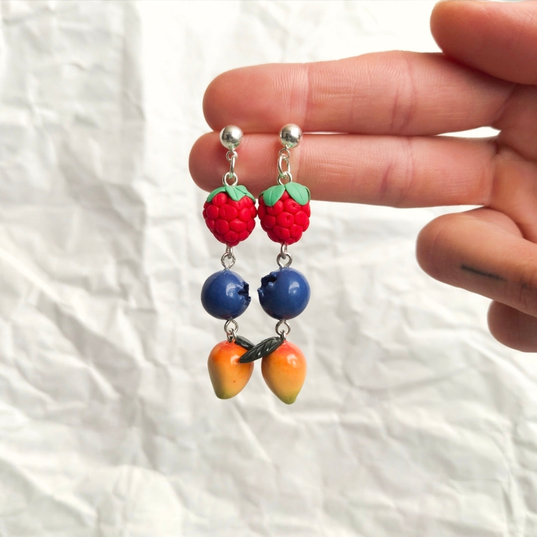 Fruit Salad- Dangle Earrings