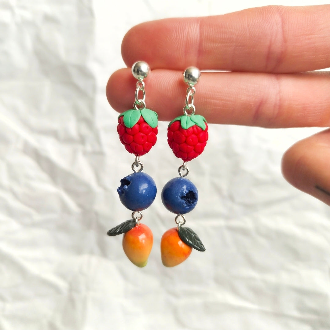 Fruit Salad- Dangle Earrings