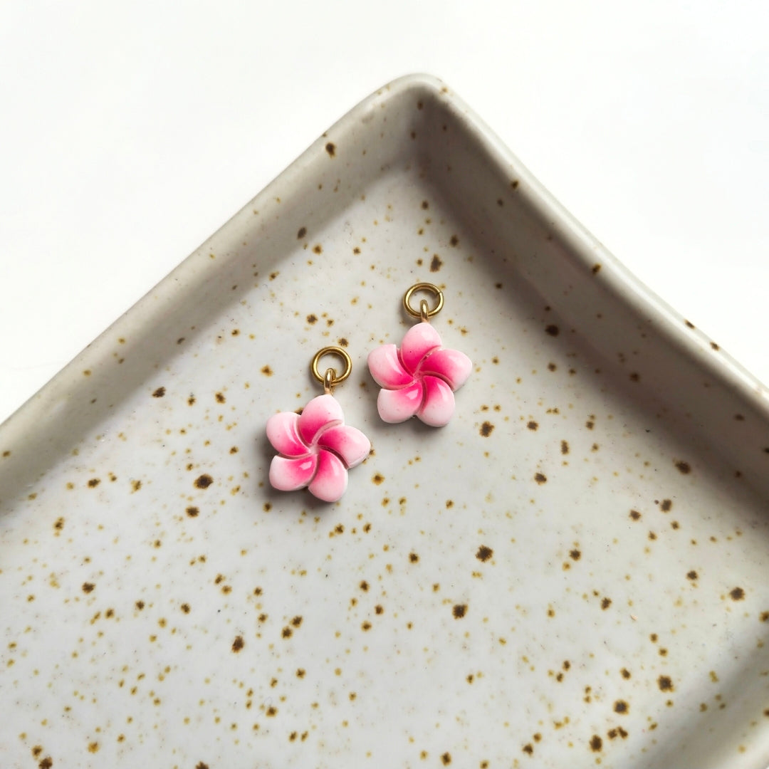 Pink Frangipani - Charms