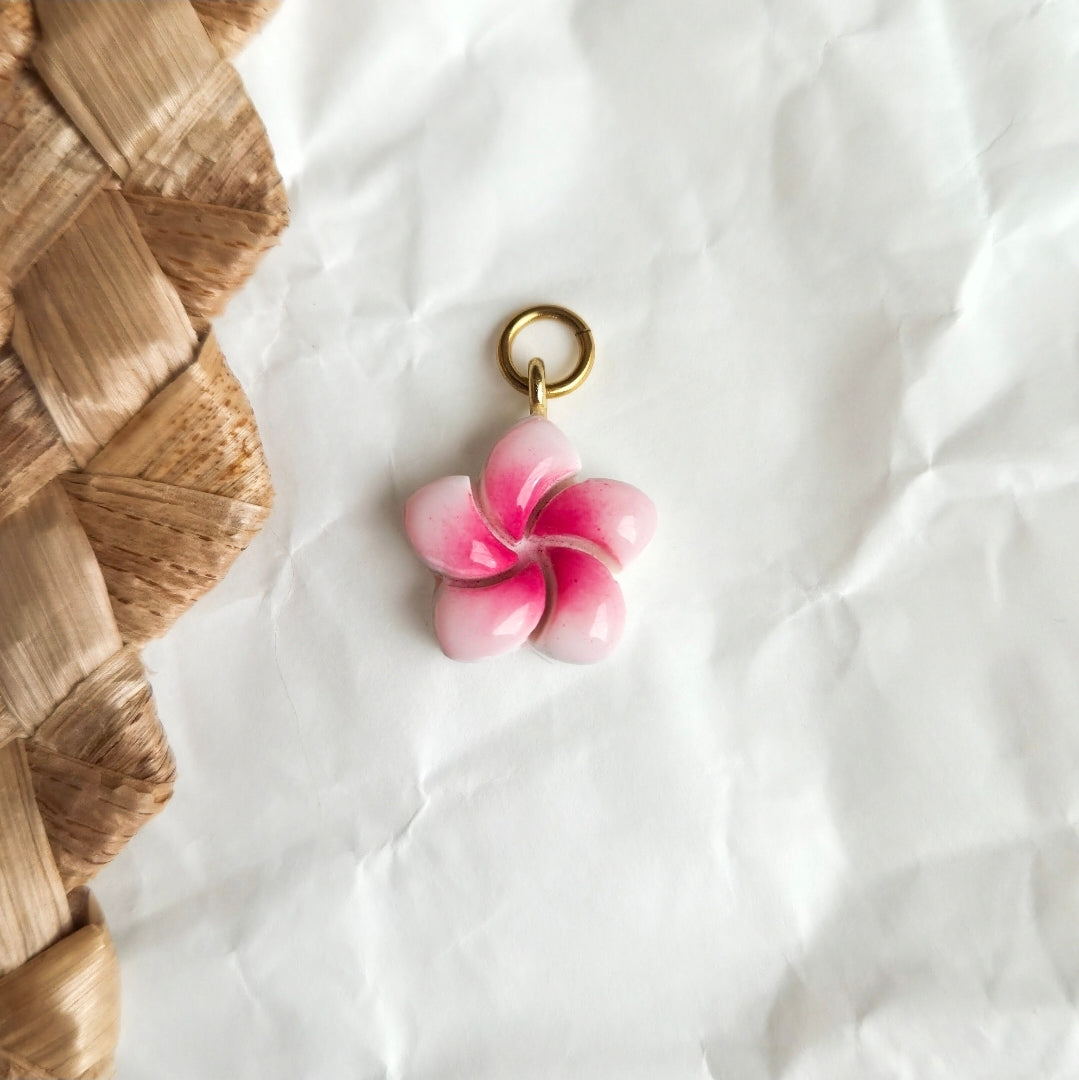 Pink Frangipani - Charms