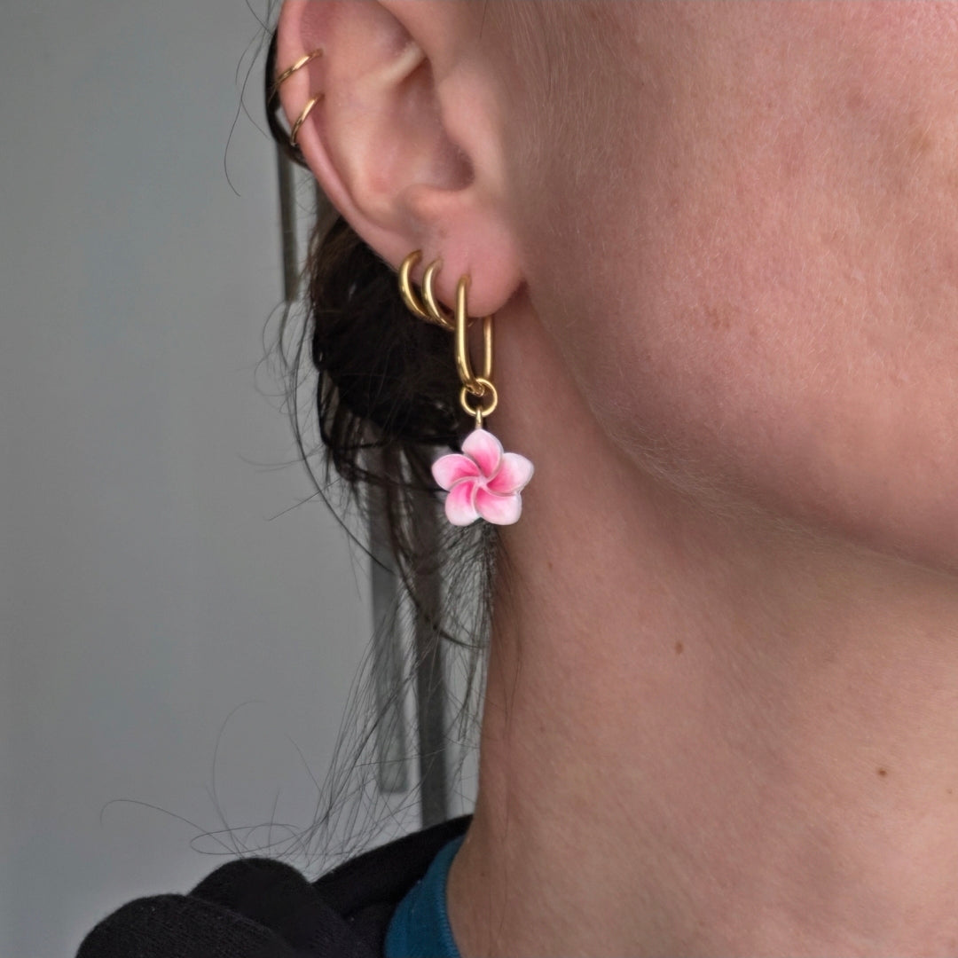 Pink Frangipani - Charms