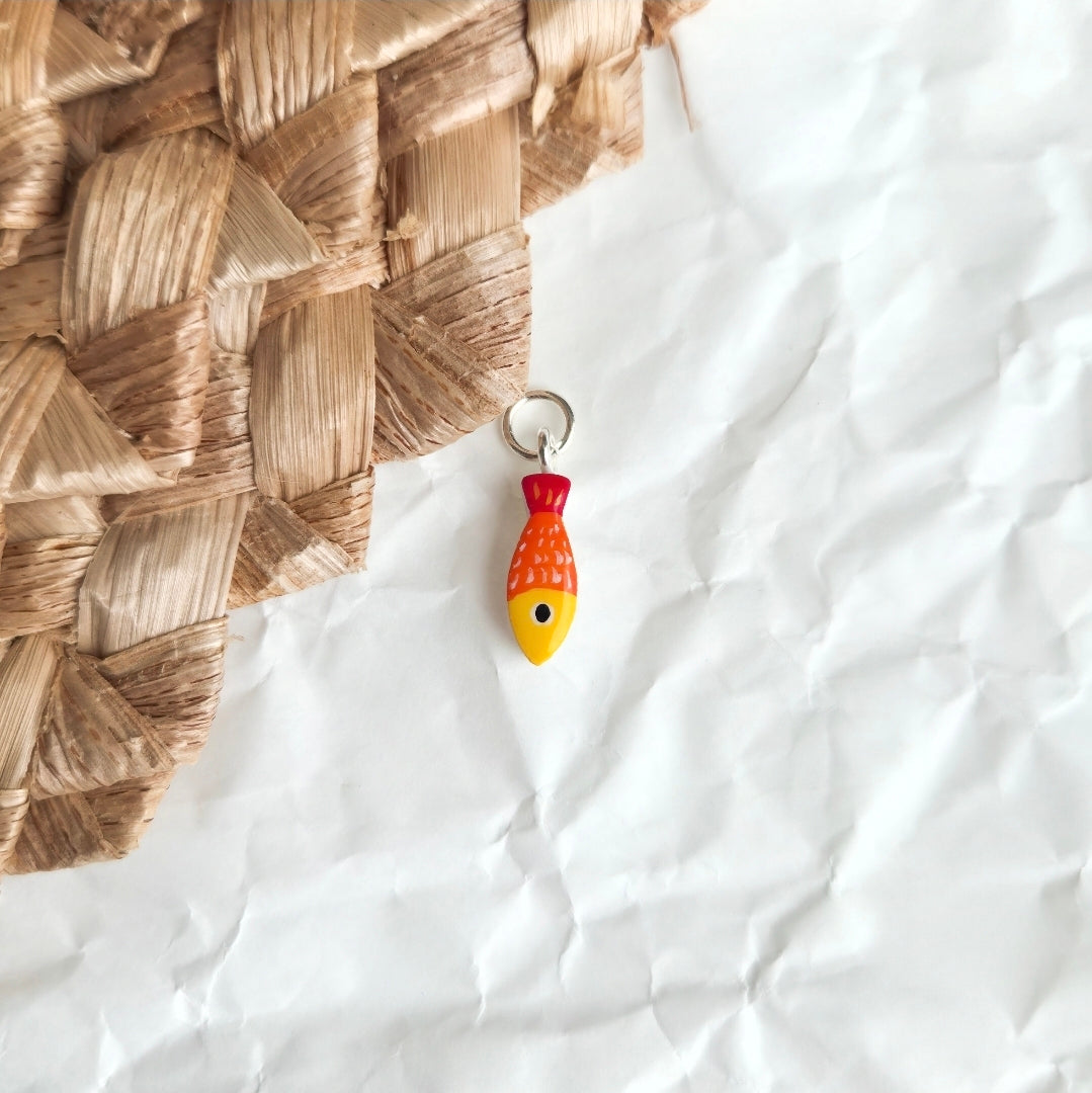 Painted Fish Orange - Charms