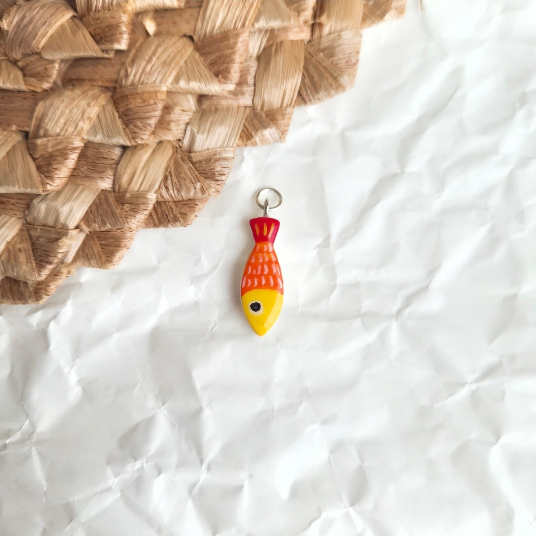 Painted Fish Orange - Charms