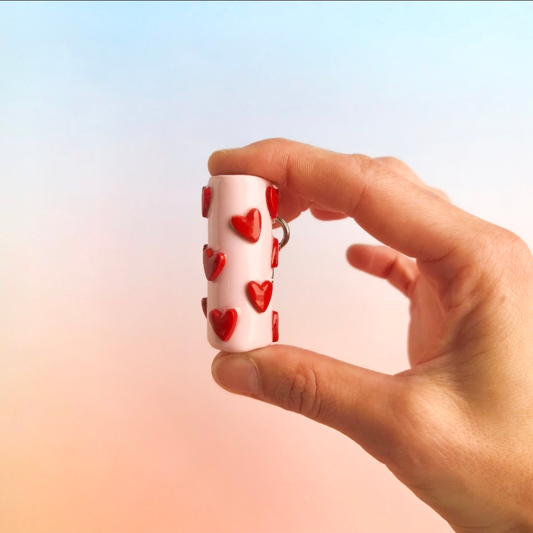 Hearts - Lip Balm Case