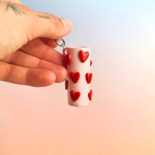 Hearts - Lip Balm Case