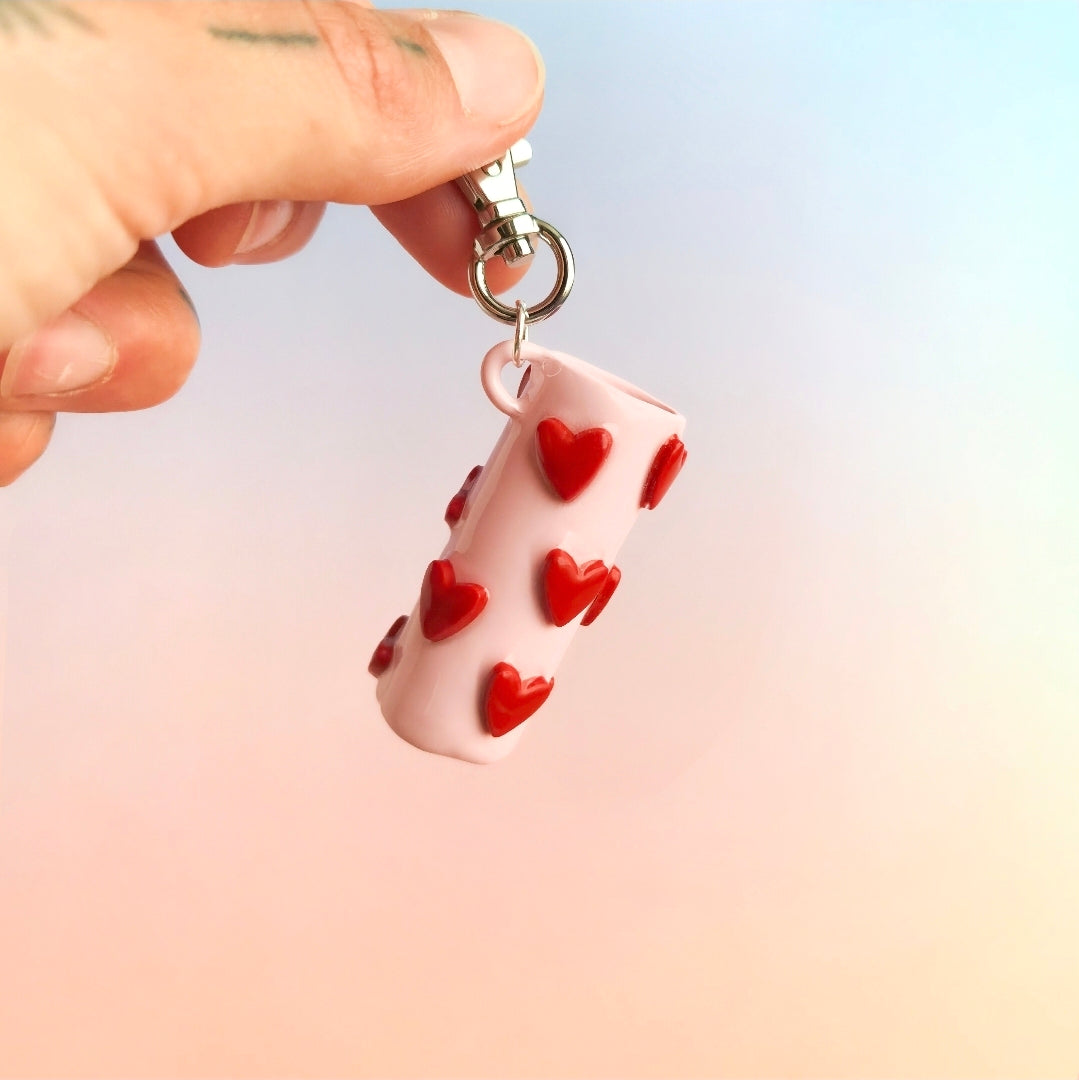 Hearts - Lip Balm Case