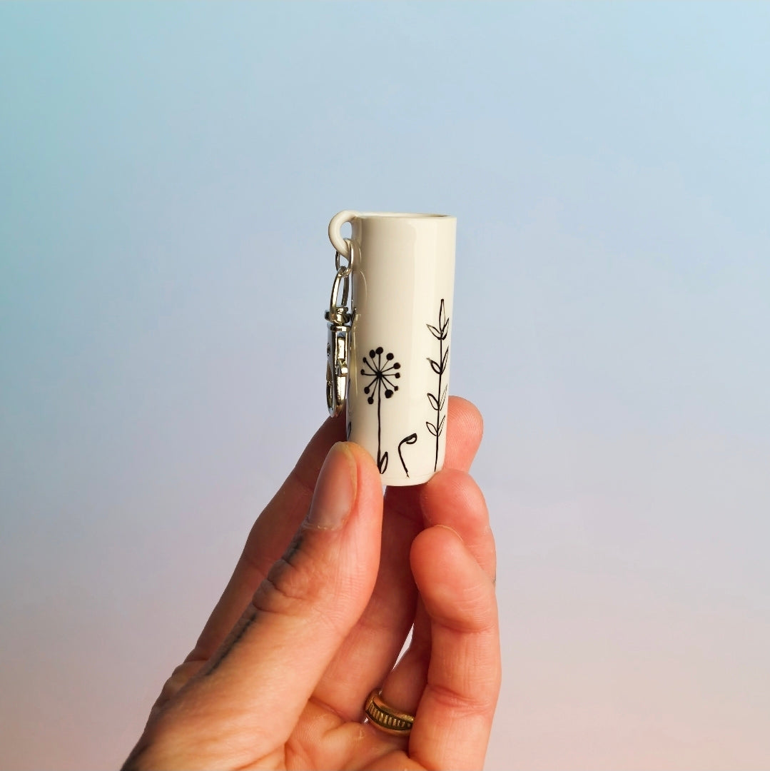 Painted Flower Garden - Lip Balm Case