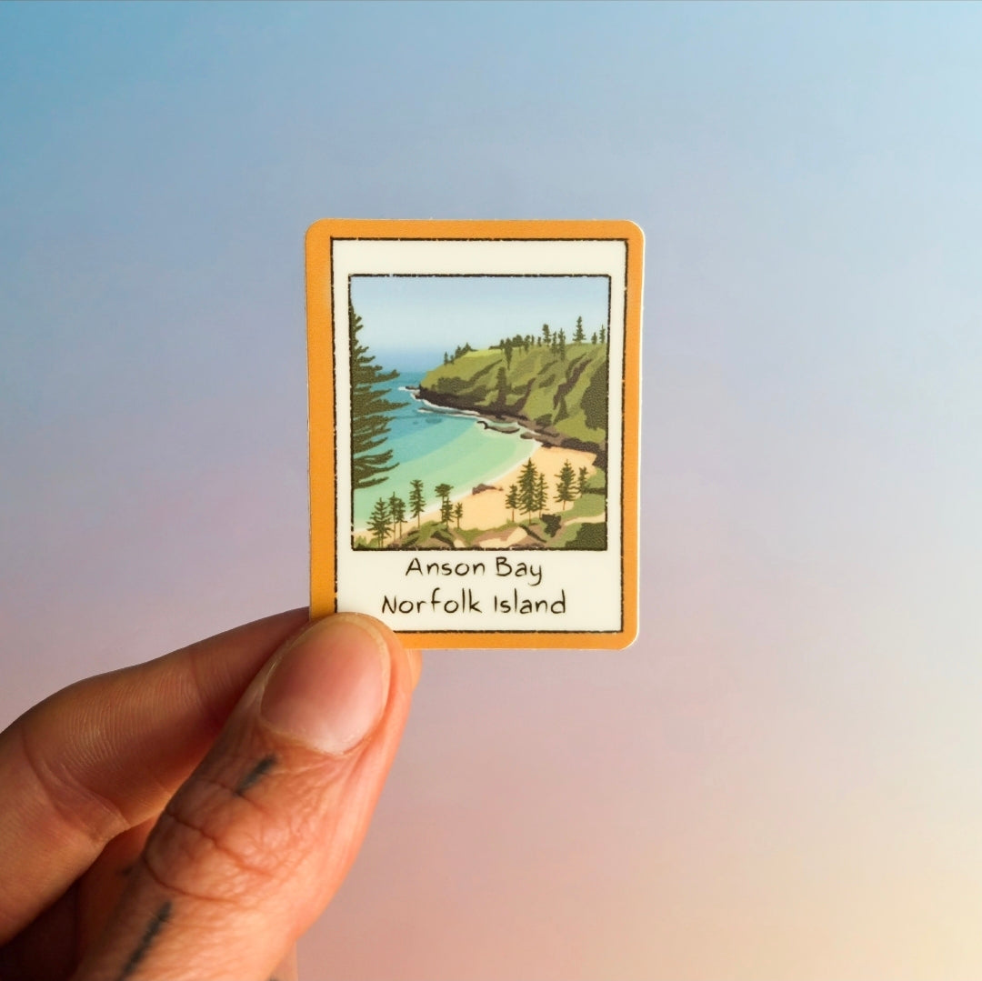 Polaroid Island Anson Bay - Sticker
