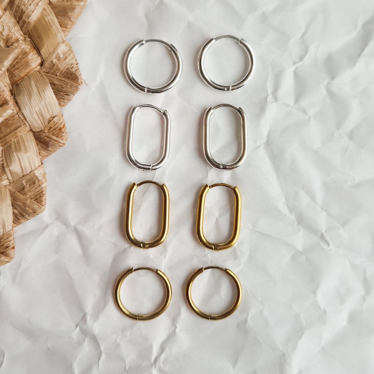 Huggie Hoops for your charms