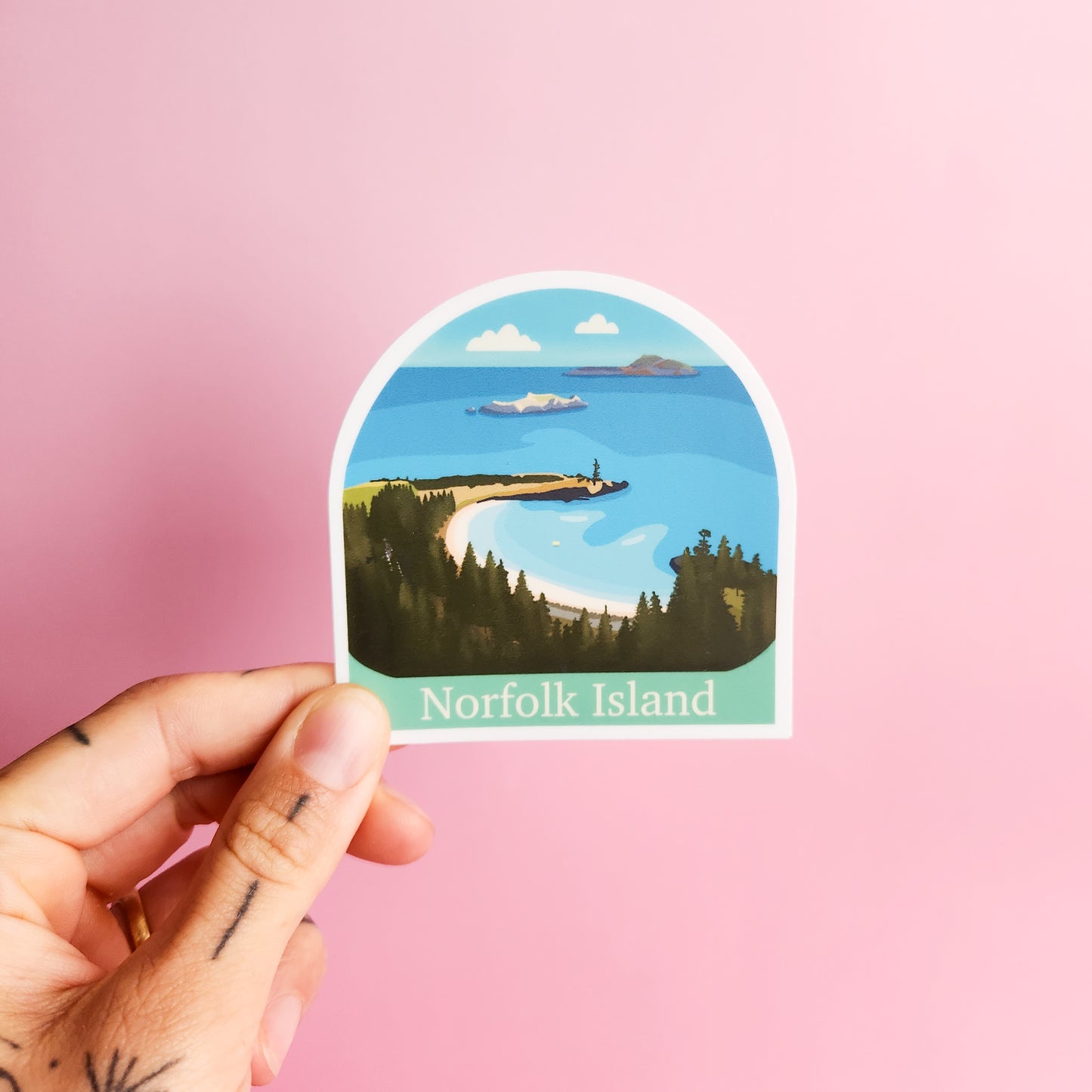 Norfolk Island Emily Bay - Sticker