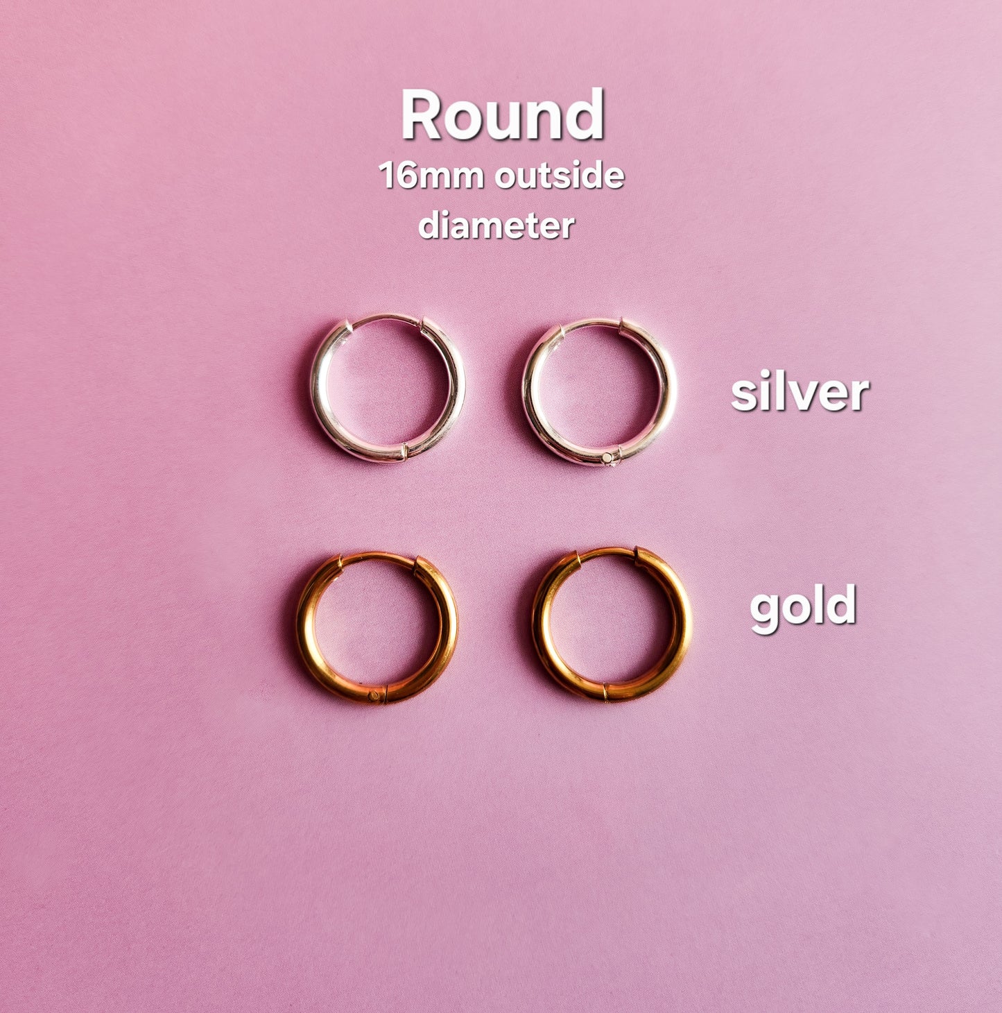 Huggie Hoops for your charms