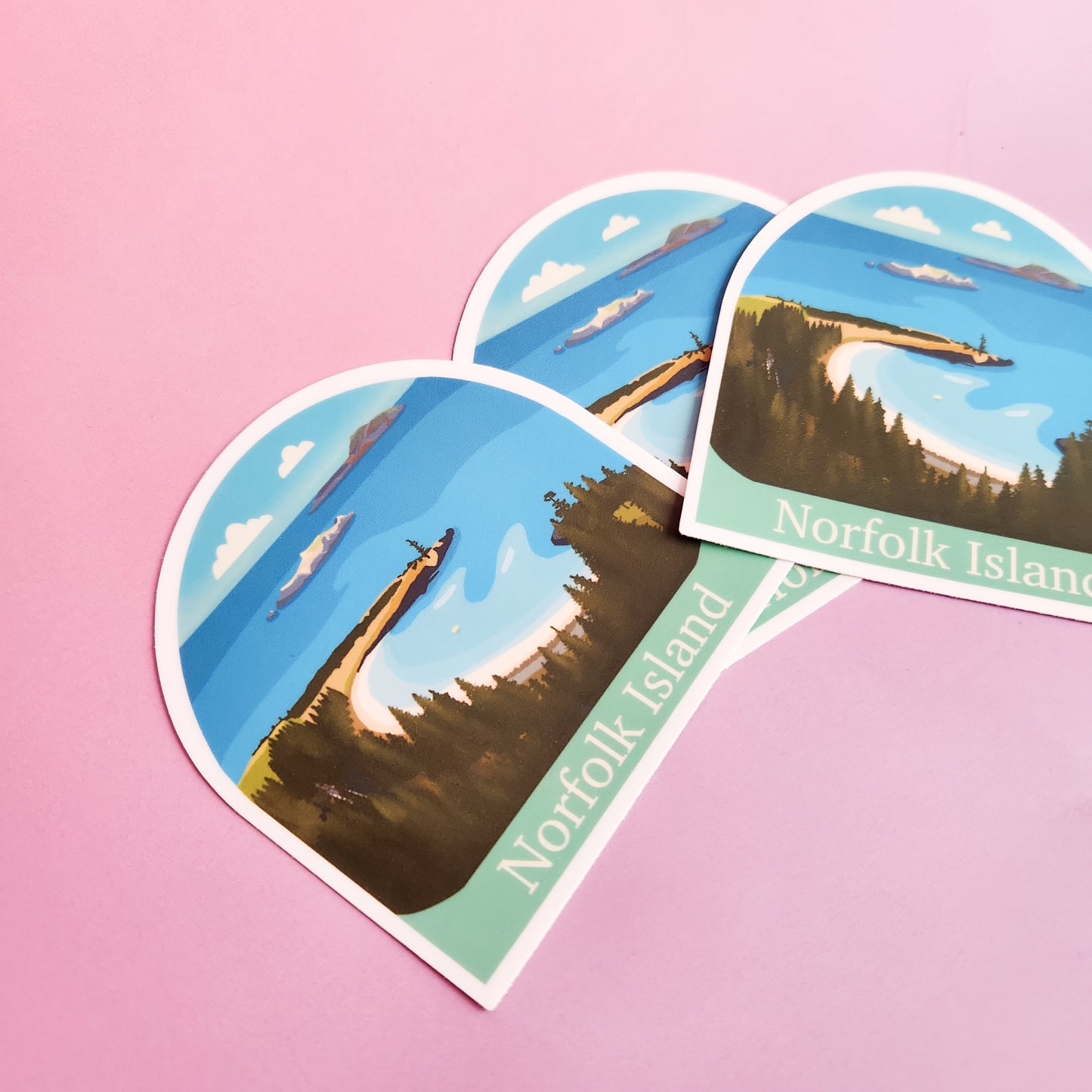 Norfolk Island Emily Bay - Sticker