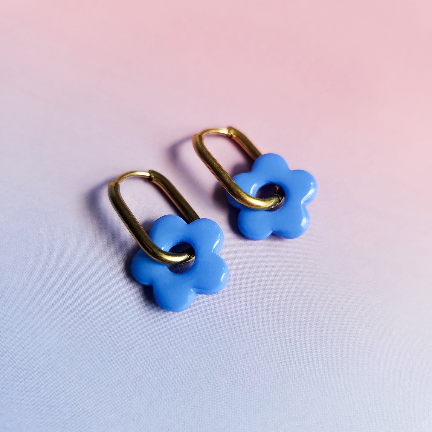 Mint & Blue flowers